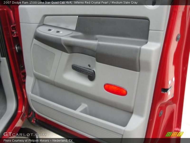 Inferno Red Crystal Pearl / Medium Slate Gray 2007 Dodge Ram 1500 Lone Star Quad Cab 4x4