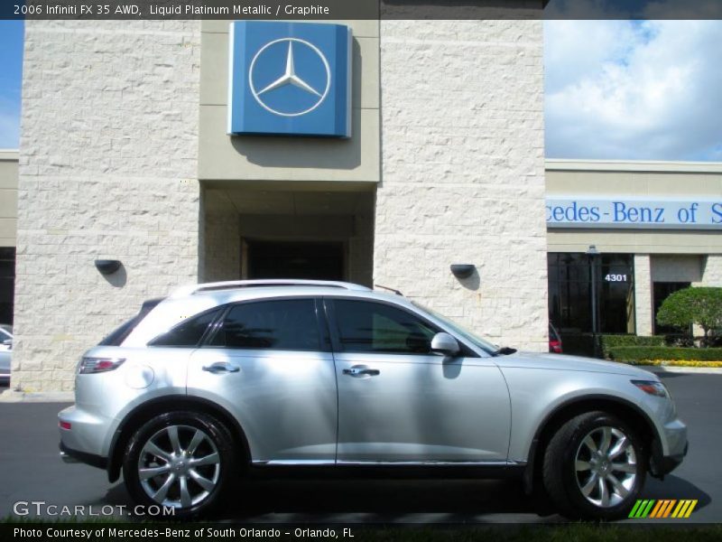 Liquid Platinum Metallic / Graphite 2006 Infiniti FX 35 AWD