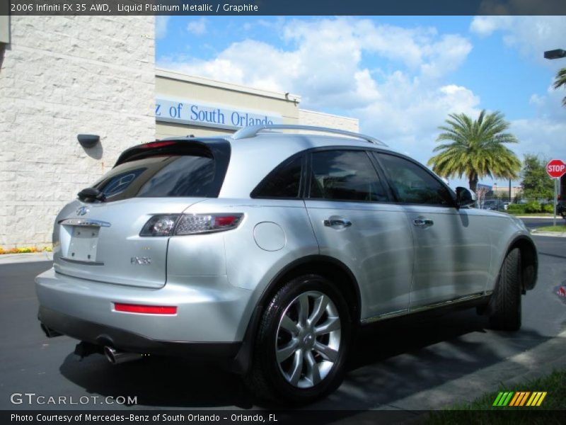 Liquid Platinum Metallic / Graphite 2006 Infiniti FX 35 AWD