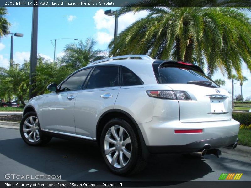 Liquid Platinum Metallic / Graphite 2006 Infiniti FX 35 AWD