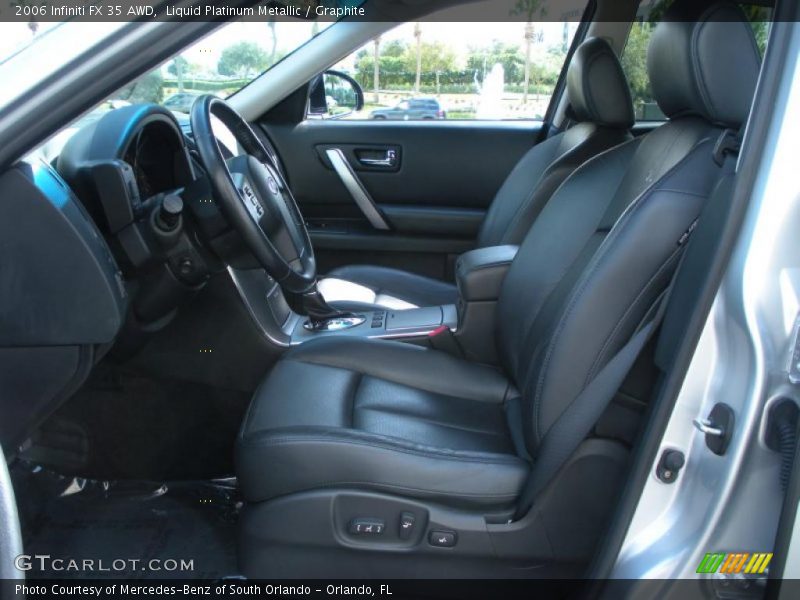 Liquid Platinum Metallic / Graphite 2006 Infiniti FX 35 AWD