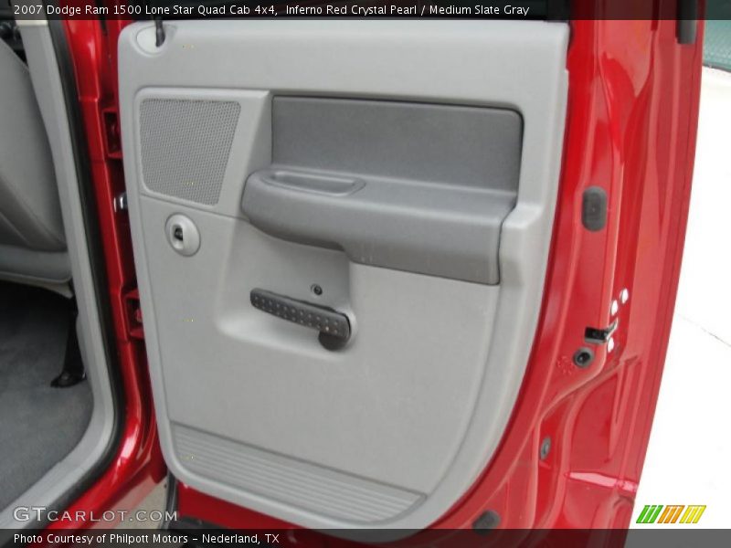 Inferno Red Crystal Pearl / Medium Slate Gray 2007 Dodge Ram 1500 Lone Star Quad Cab 4x4
