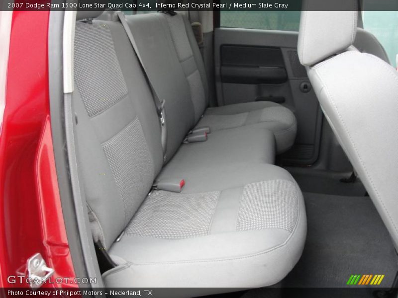 Inferno Red Crystal Pearl / Medium Slate Gray 2007 Dodge Ram 1500 Lone Star Quad Cab 4x4