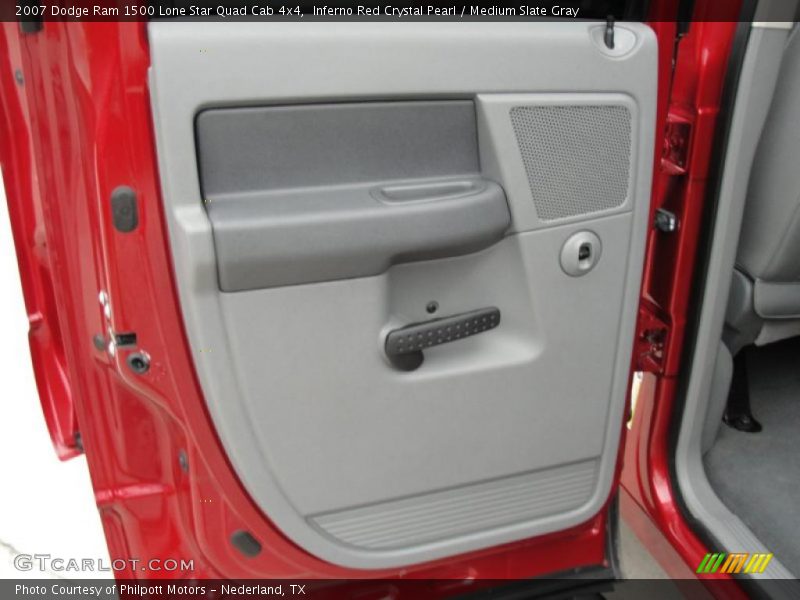 Inferno Red Crystal Pearl / Medium Slate Gray 2007 Dodge Ram 1500 Lone Star Quad Cab 4x4