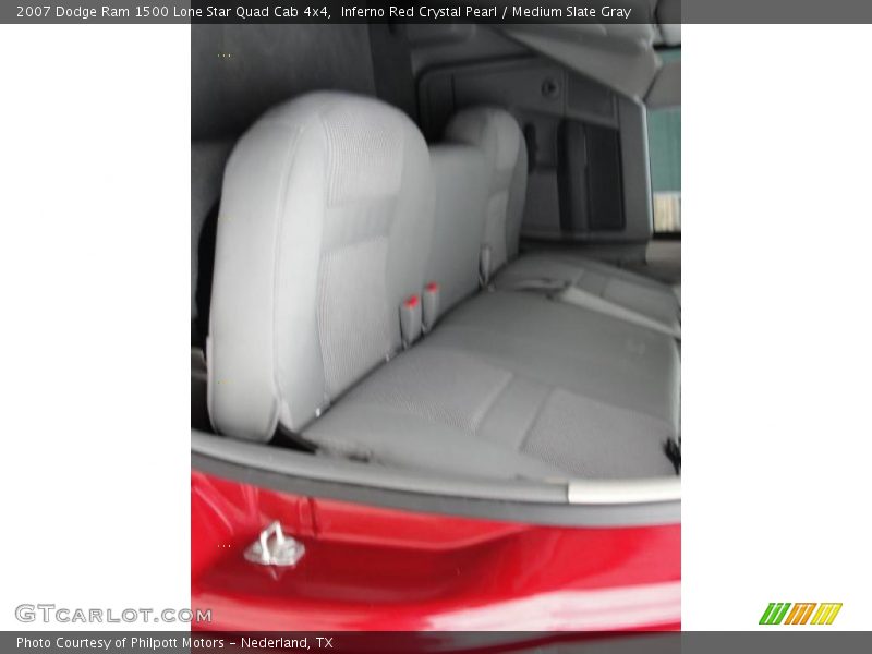 Inferno Red Crystal Pearl / Medium Slate Gray 2007 Dodge Ram 1500 Lone Star Quad Cab 4x4
