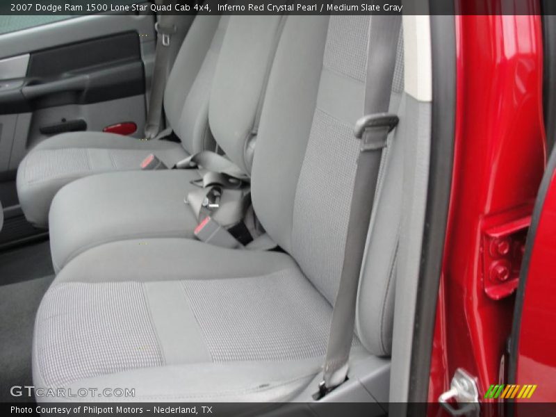 Inferno Red Crystal Pearl / Medium Slate Gray 2007 Dodge Ram 1500 Lone Star Quad Cab 4x4