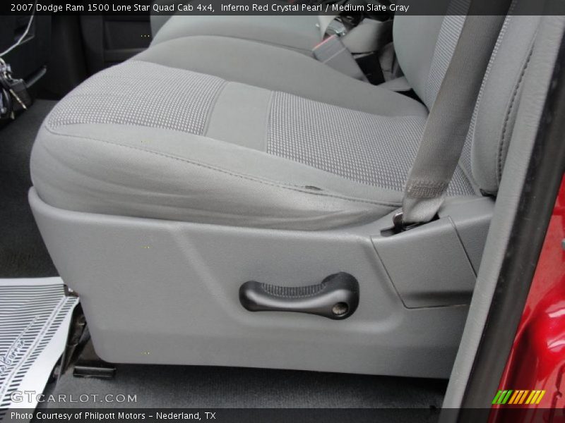 Inferno Red Crystal Pearl / Medium Slate Gray 2007 Dodge Ram 1500 Lone Star Quad Cab 4x4