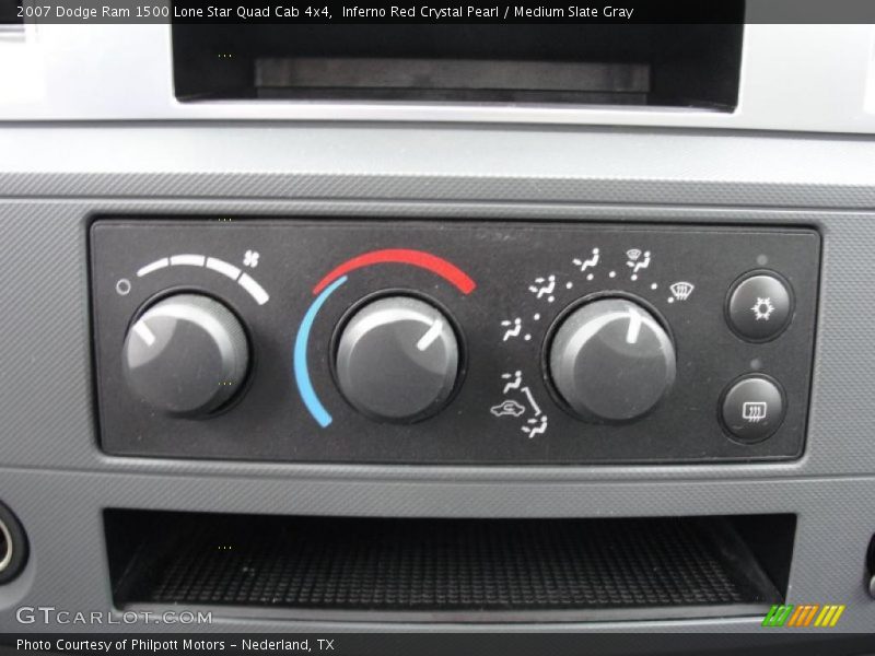 Inferno Red Crystal Pearl / Medium Slate Gray 2007 Dodge Ram 1500 Lone Star Quad Cab 4x4