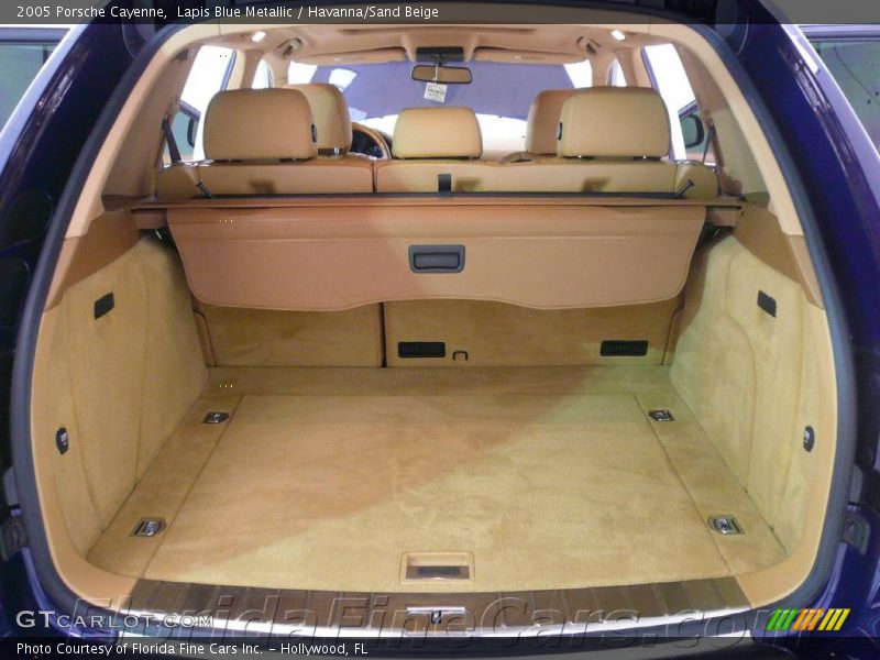 Lapis Blue Metallic / Havanna/Sand Beige 2005 Porsche Cayenne