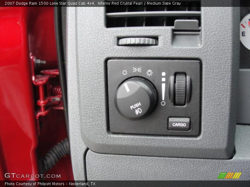 Inferno Red Crystal Pearl / Medium Slate Gray 2007 Dodge Ram 1500 Lone Star Quad Cab 4x4