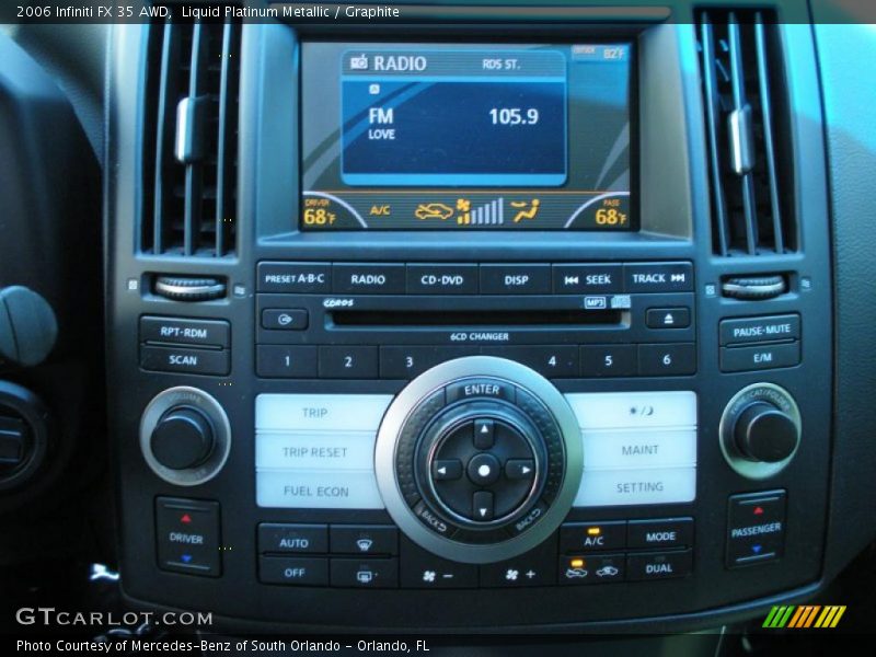 Liquid Platinum Metallic / Graphite 2006 Infiniti FX 35 AWD