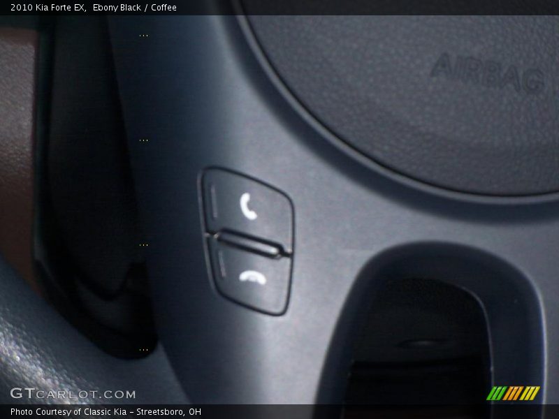 Ebony Black / Coffee 2010 Kia Forte EX
