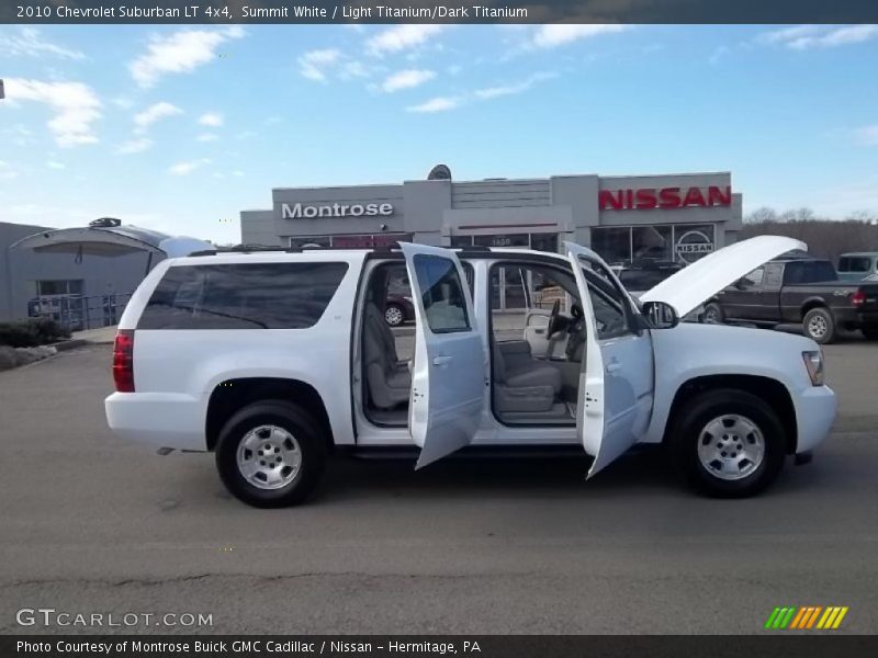 Summit White / Light Titanium/Dark Titanium 2010 Chevrolet Suburban LT 4x4