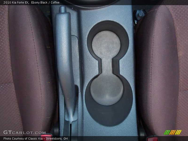 Ebony Black / Coffee 2010 Kia Forte EX