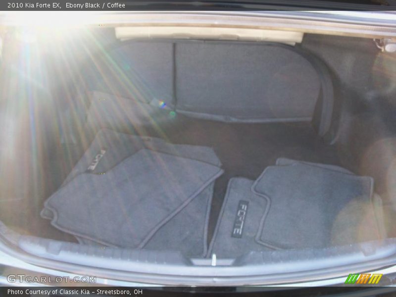 Ebony Black / Coffee 2010 Kia Forte EX