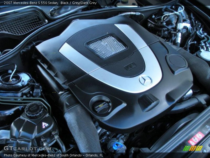  2007 S 550 Sedan Engine - 5.5 Liter DOHC 32-Valve V8