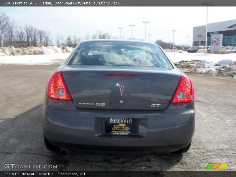 Dark Steel Gray Metallic / Ebony Black 2008 Pontiac G6 GT Sedan