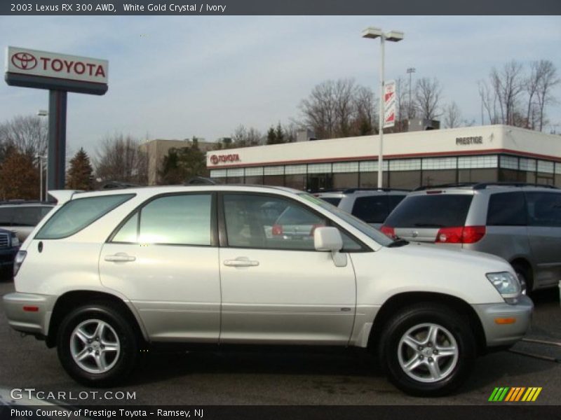 White Gold Crystal / Ivory 2003 Lexus RX 300 AWD