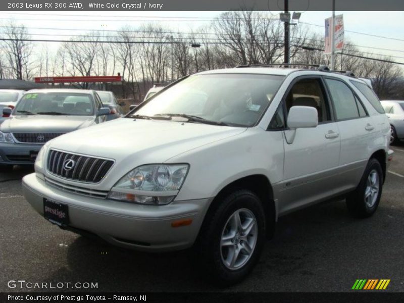 White Gold Crystal / Ivory 2003 Lexus RX 300 AWD