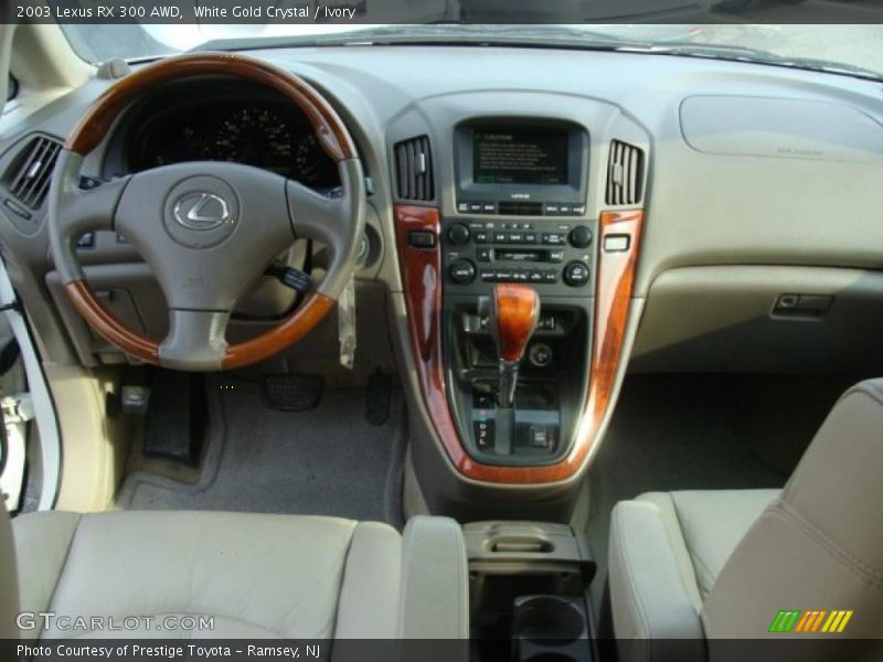 White Gold Crystal / Ivory 2003 Lexus RX 300 AWD