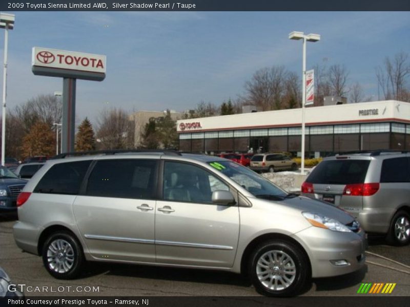  2009 Sienna Limited AWD Silver Shadow Pearl