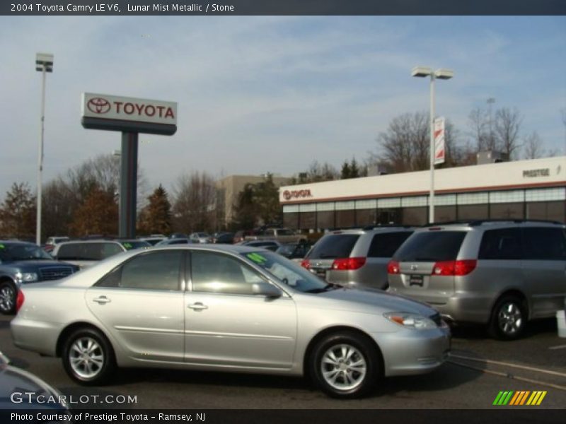 Lunar Mist Metallic / Stone 2004 Toyota Camry LE V6
