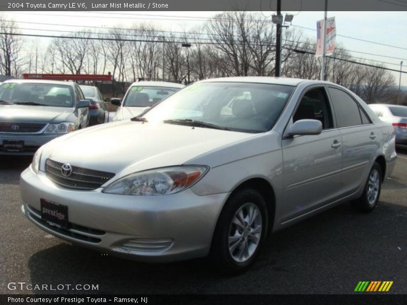 Lunar Mist Metallic / Stone 2004 Toyota Camry LE V6