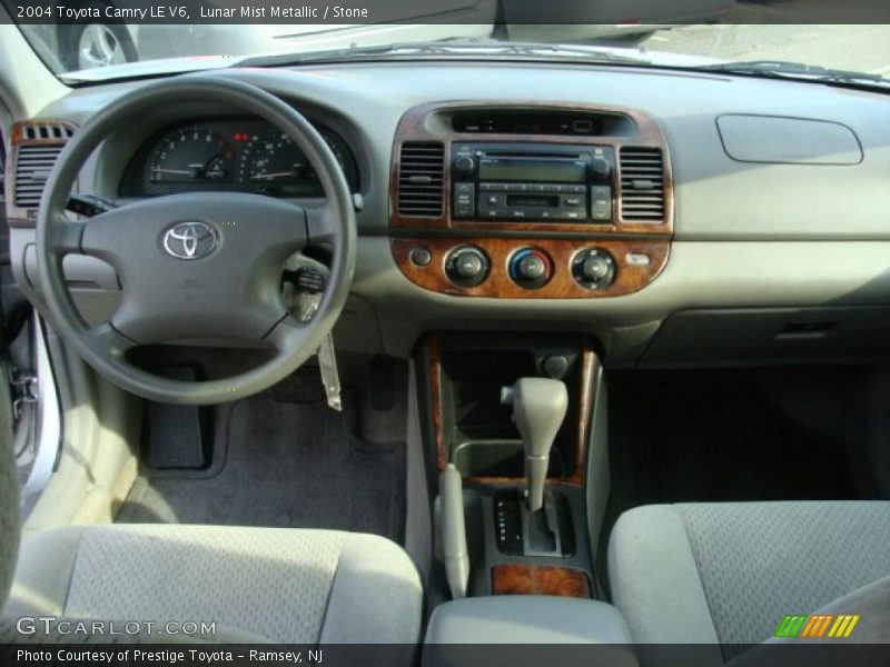 Lunar Mist Metallic / Stone 2004 Toyota Camry LE V6