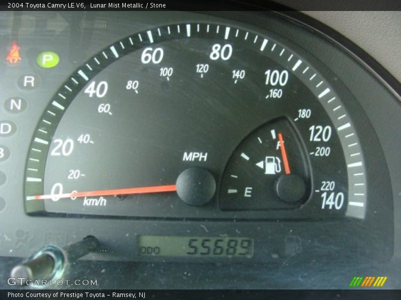 Lunar Mist Metallic / Stone 2004 Toyota Camry LE V6