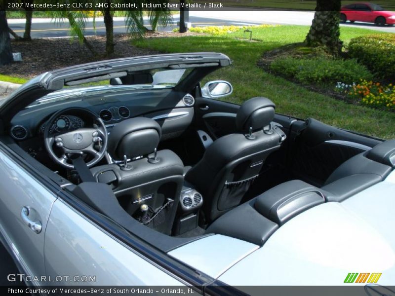  2007 CLK 63 AMG Cabriolet Black Interior