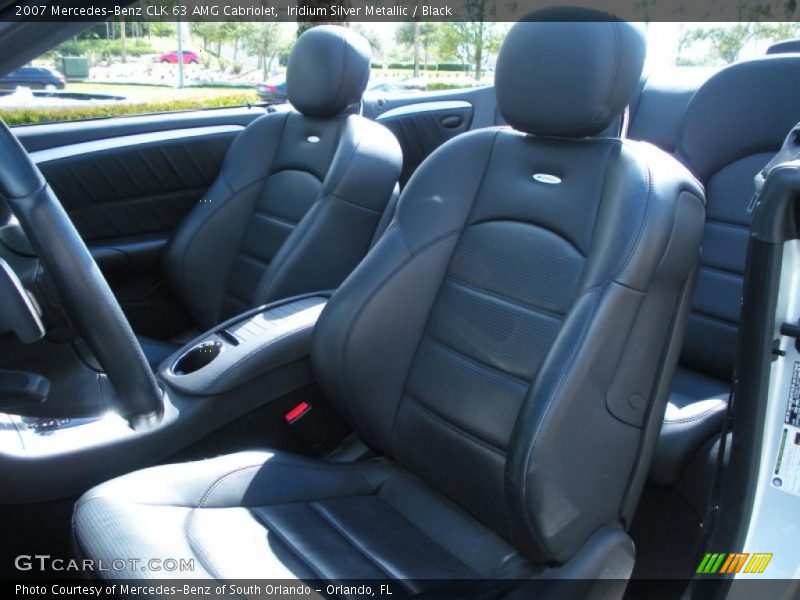  2007 CLK 63 AMG Cabriolet Black Interior