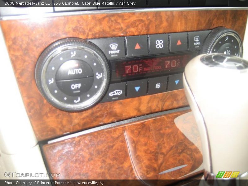 Capri Blue Metallic / Ash Grey 2008 Mercedes-Benz CLK 350 Cabriolet