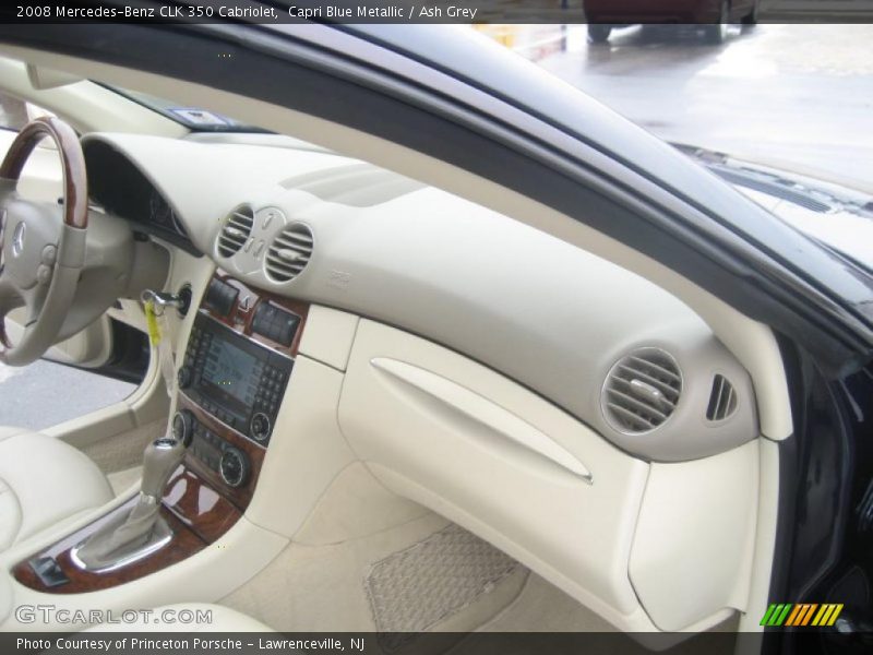 Capri Blue Metallic / Ash Grey 2008 Mercedes-Benz CLK 350 Cabriolet