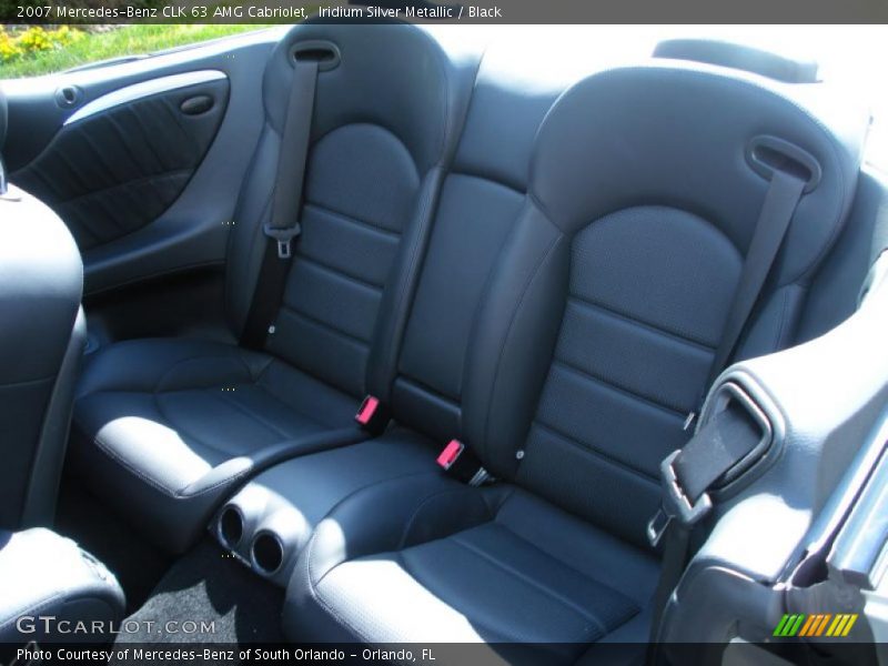  2007 CLK 63 AMG Cabriolet Black Interior