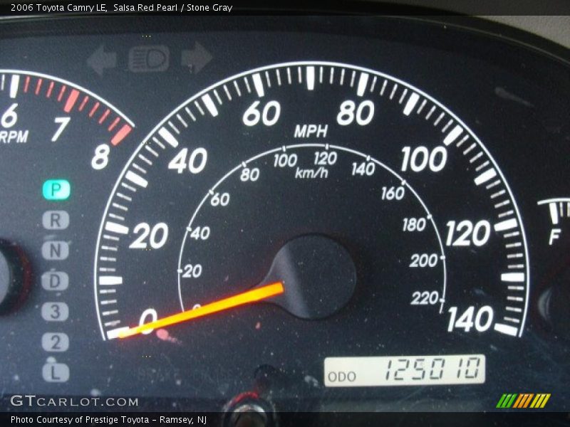 Salsa Red Pearl / Stone Gray 2006 Toyota Camry LE