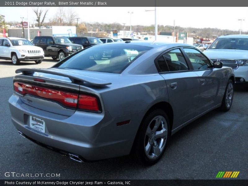Billett Silver Metallic / Black 2011 Dodge Charger Rallye