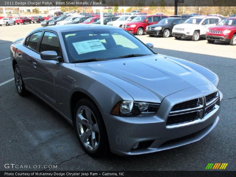 Billett Silver Metallic / Black 2011 Dodge Charger Rallye