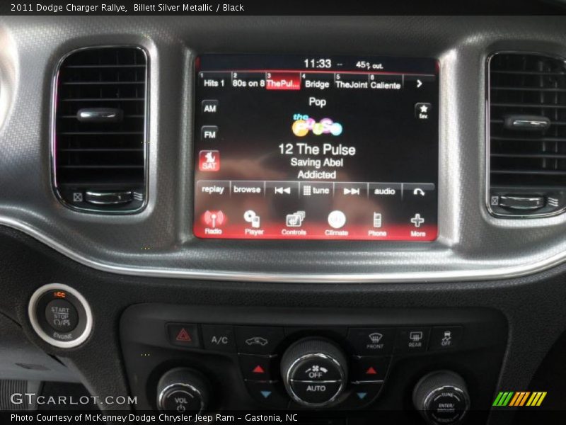 Billett Silver Metallic / Black 2011 Dodge Charger Rallye