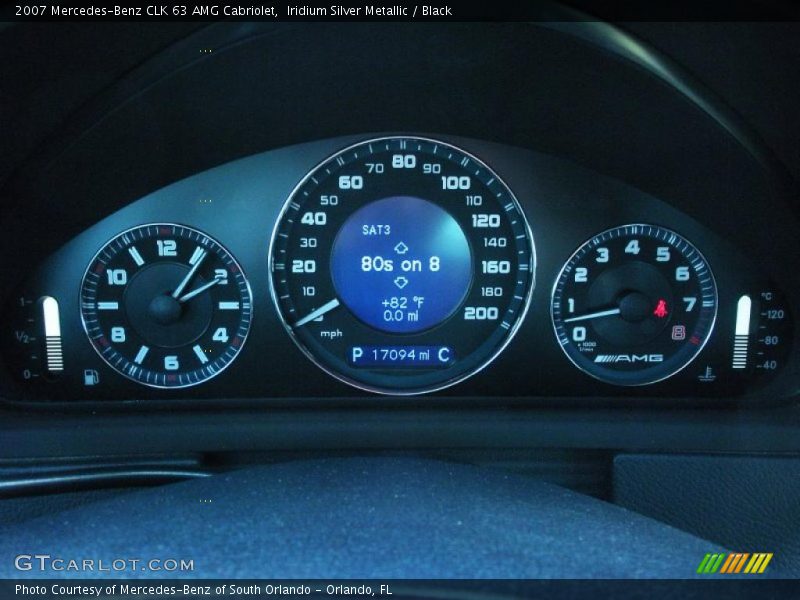  2007 CLK 63 AMG Cabriolet 63 AMG Cabriolet Gauges