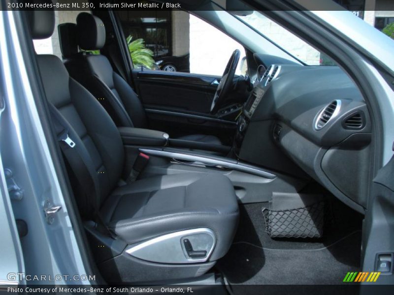 Iridium Silver Metallic / Black 2010 Mercedes-Benz ML 350