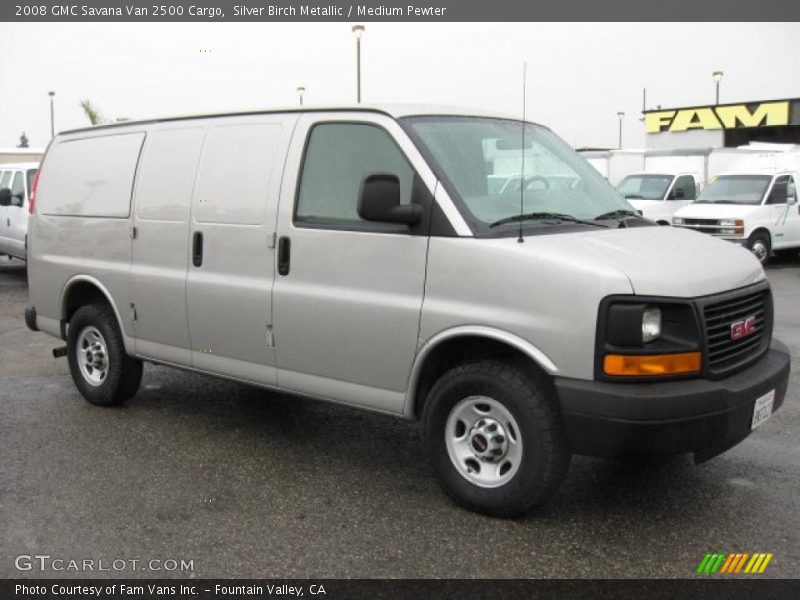 Silver Birch Metallic / Medium Pewter 2008 GMC Savana Van 2500 Cargo