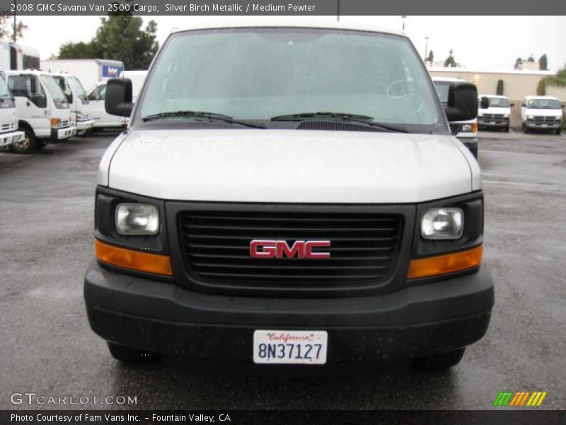 Silver Birch Metallic / Medium Pewter 2008 GMC Savana Van 2500 Cargo