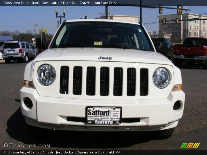 Stone White / Dark Slate Gray/Medium Slate Gray 2009 Jeep Patriot Sport