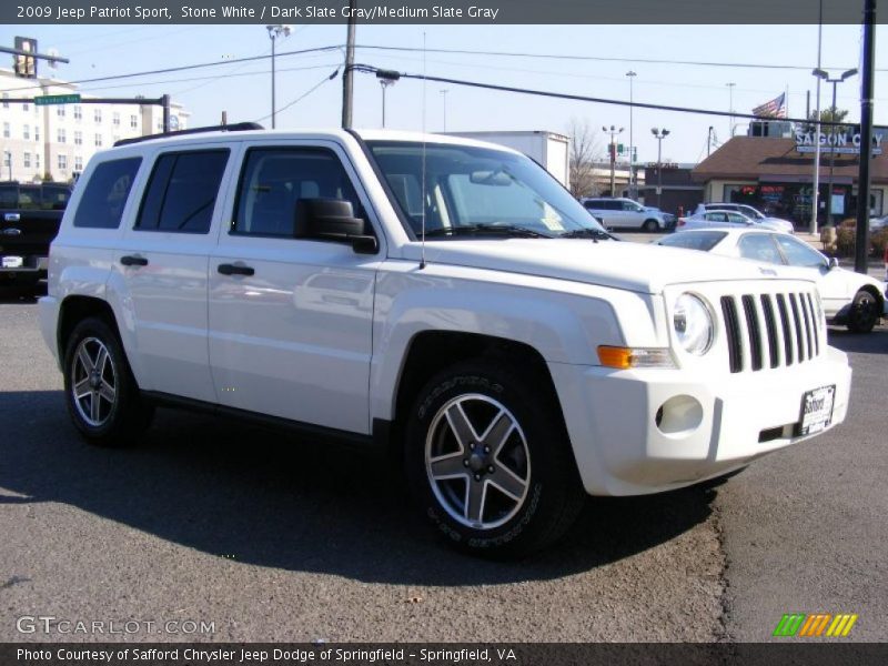 Stone White / Dark Slate Gray/Medium Slate Gray 2009 Jeep Patriot Sport