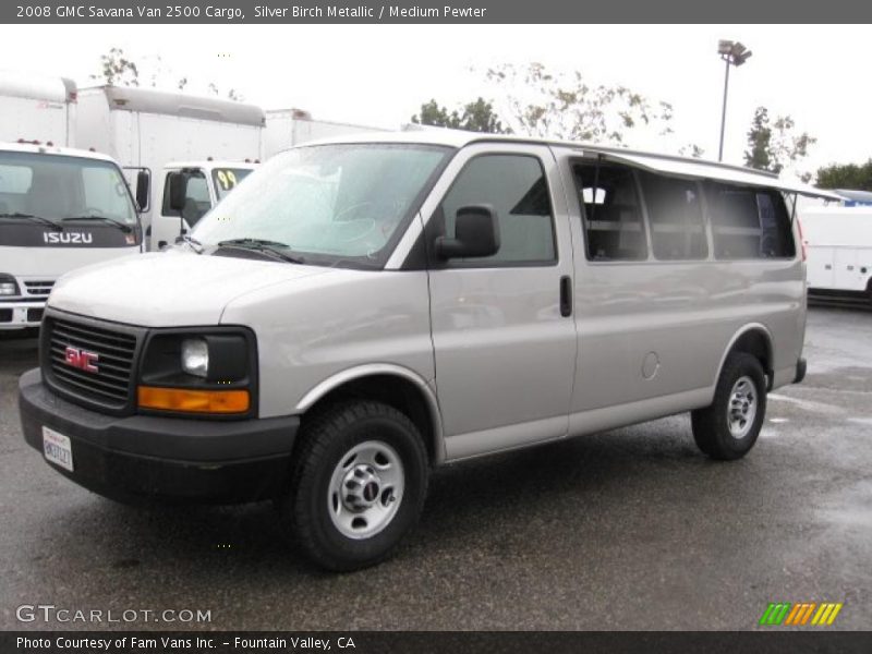 Silver Birch Metallic / Medium Pewter 2008 GMC Savana Van 2500 Cargo