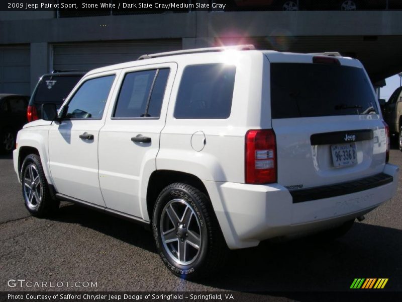 Stone White / Dark Slate Gray/Medium Slate Gray 2009 Jeep Patriot Sport