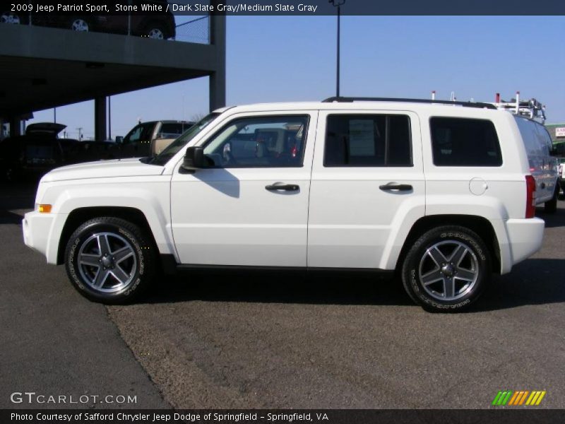 Stone White / Dark Slate Gray/Medium Slate Gray 2009 Jeep Patriot Sport