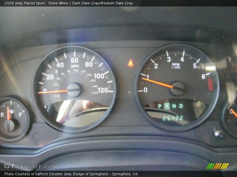 Stone White / Dark Slate Gray/Medium Slate Gray 2009 Jeep Patriot Sport