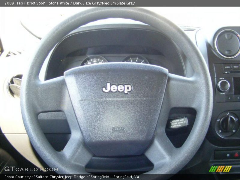 Stone White / Dark Slate Gray/Medium Slate Gray 2009 Jeep Patriot Sport