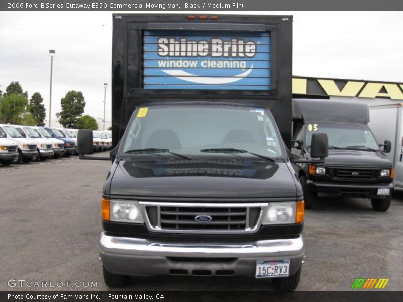 Black / Medium Flint 2006 Ford E Series Cutaway E350 Commercial Moving Van